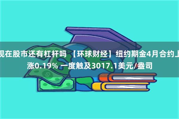 现在股市还有杠杆吗 【环球财经】纽约期金4月合约上涨0.19% 一度触及3017.1美元/盎司